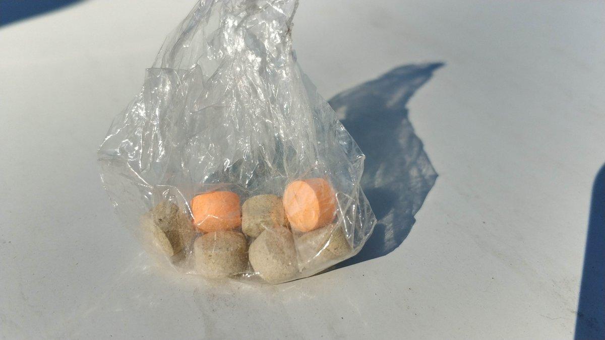 Samsun'da denetime takılan gencin üzerinden uyuşturucu çıktı