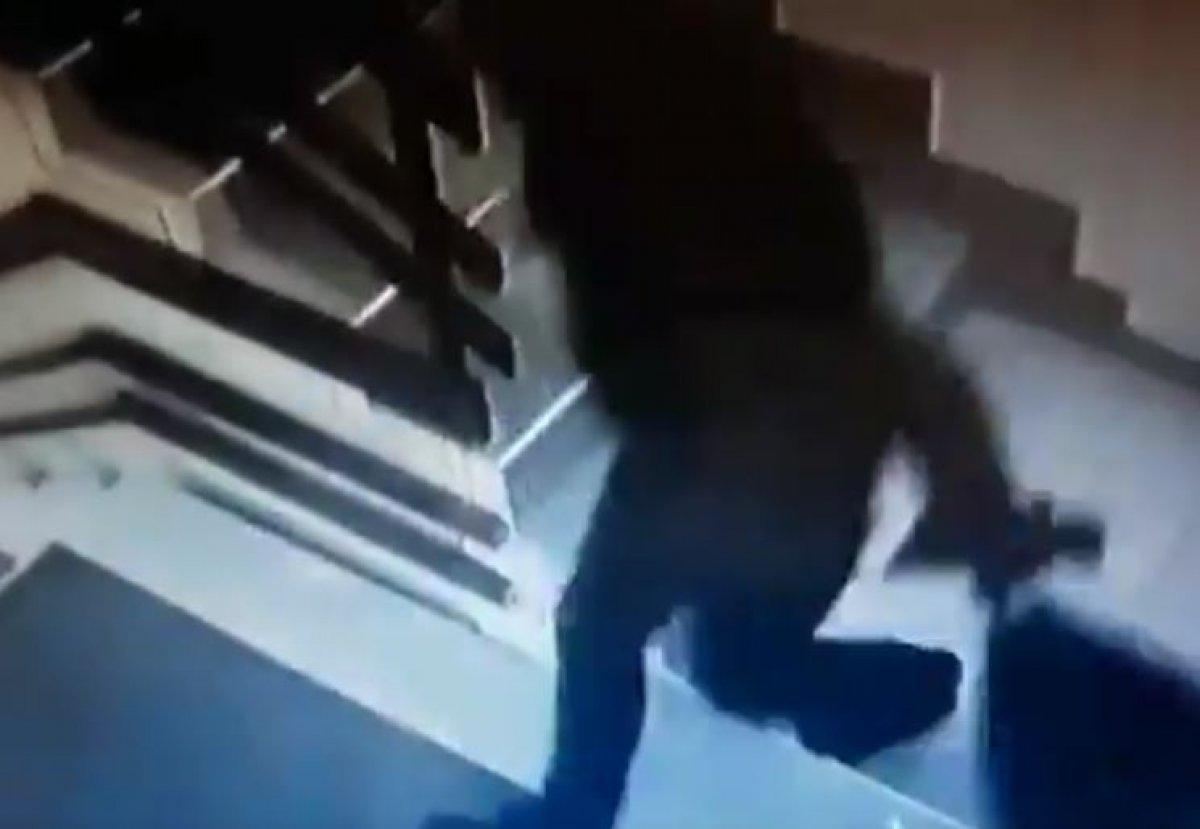 Gaziantep'te ayakkabı hırsızı kamerada