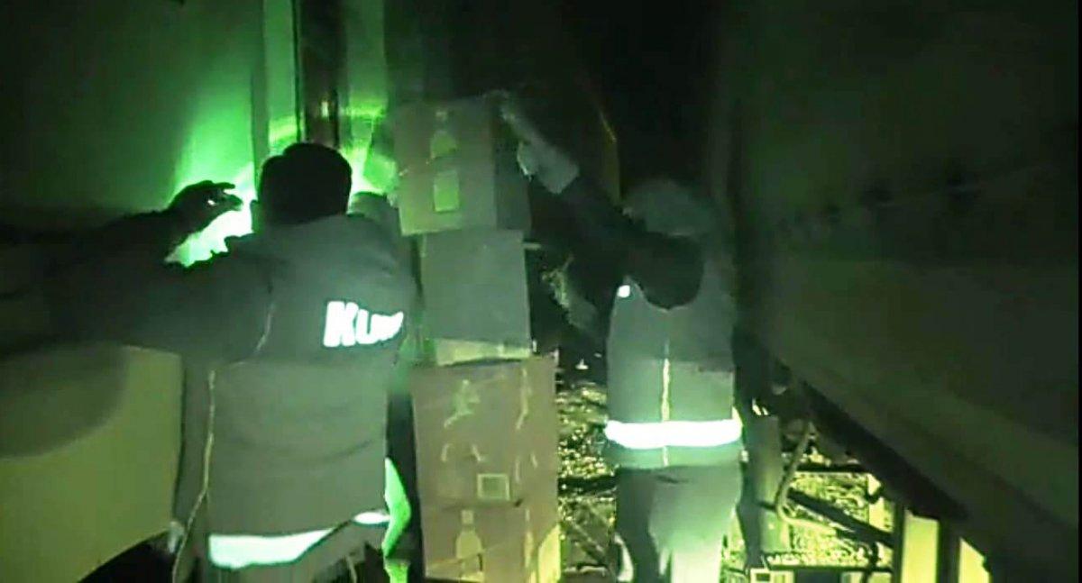 Mardin polisi 5 milyon lira değerinde kaçak içki ele geçirdi