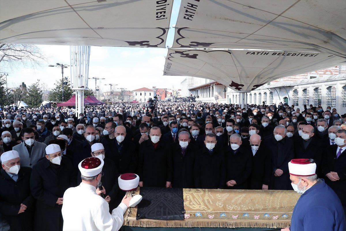 Cumhurbaşkanı Erdoğan, Emin Saraç'ın cenaze törenine katıldı