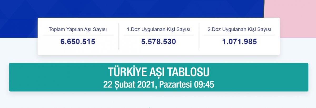 Türkiye'de korona aşı kampanyasında son durum