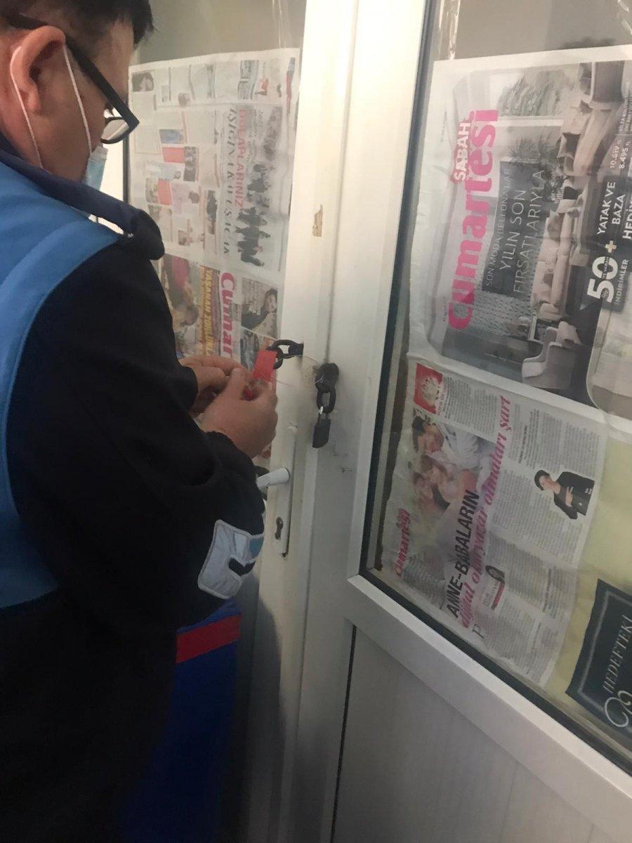 İstanbul'da manav görünümlü kıraathaneye baskın