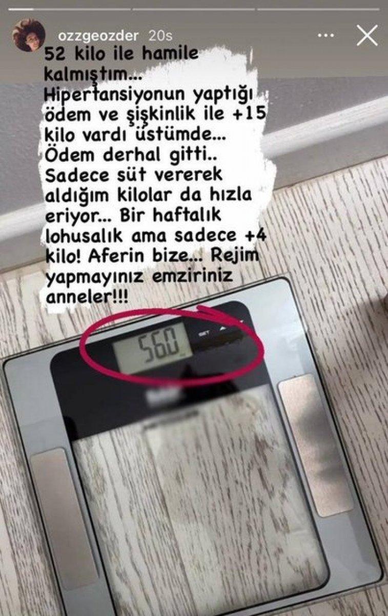 Özge Özder: Emzirerek kilo verdim