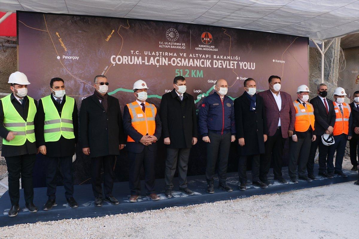 Karadeniz'i İç Anadolu'ya bağlayacak 'Kırkdilim Tüneli'nde ışık göründü