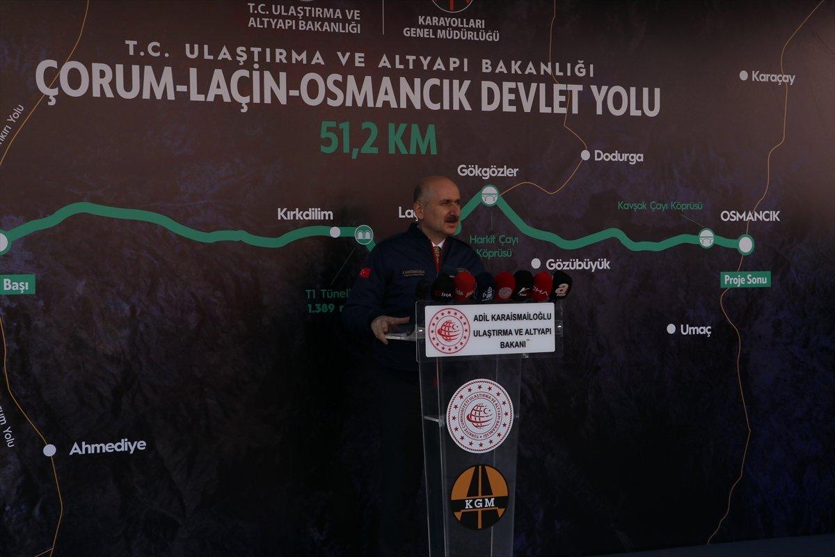 Karadeniz'i İç Anadolu'ya bağlayacak 'Kırkdilim Tüneli'nde ışık göründü