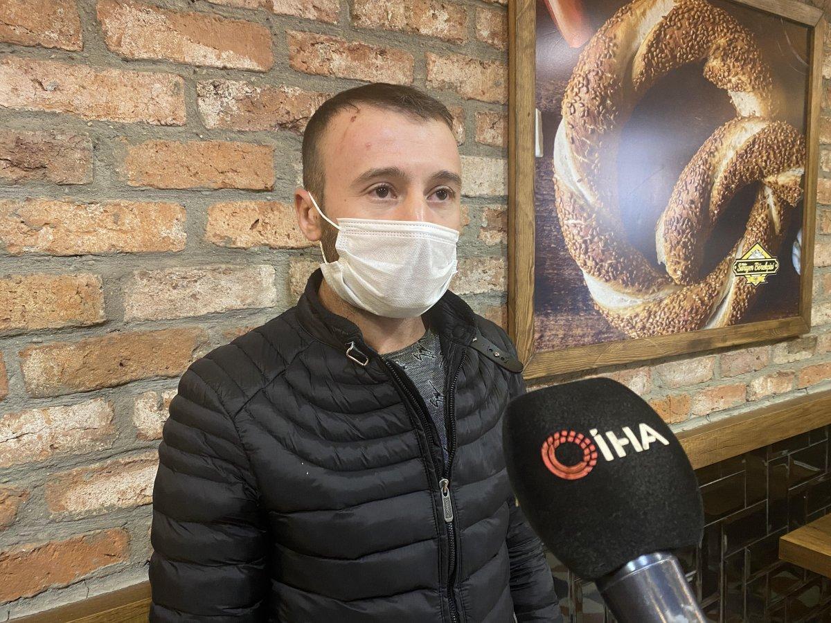 Çağlayan’da üzerine atlayan adamdan şikayetçi oldu