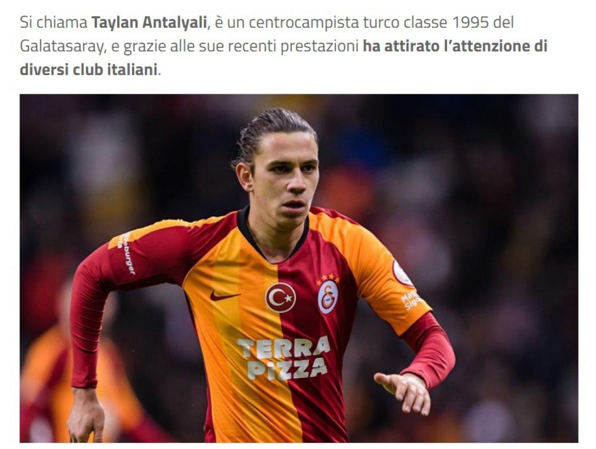 İtalyanlar, Taylan Antalyalı'yı takip ediyor