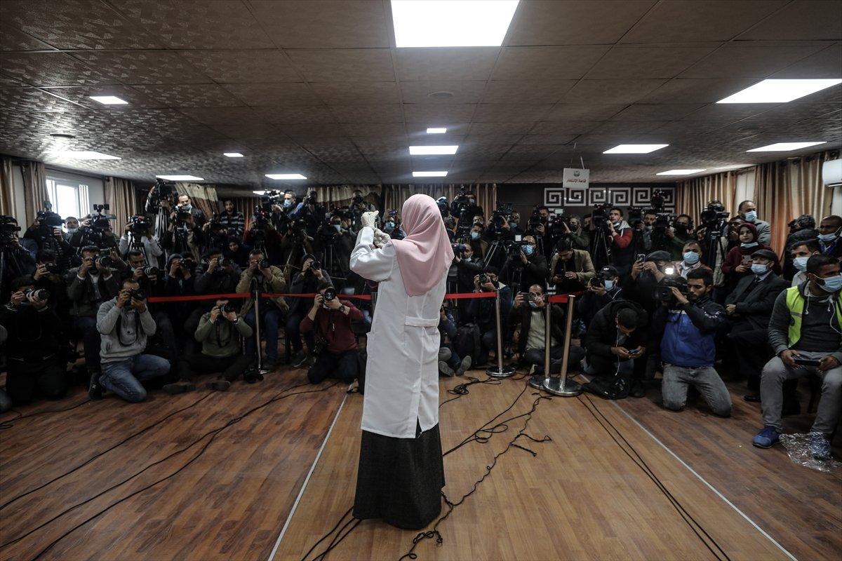 Gazze'de koronavirüs aşılaması başladı