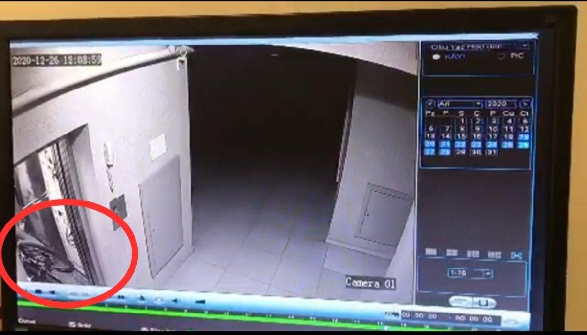 Bursa'daki bisiklet hırsızı kamerada