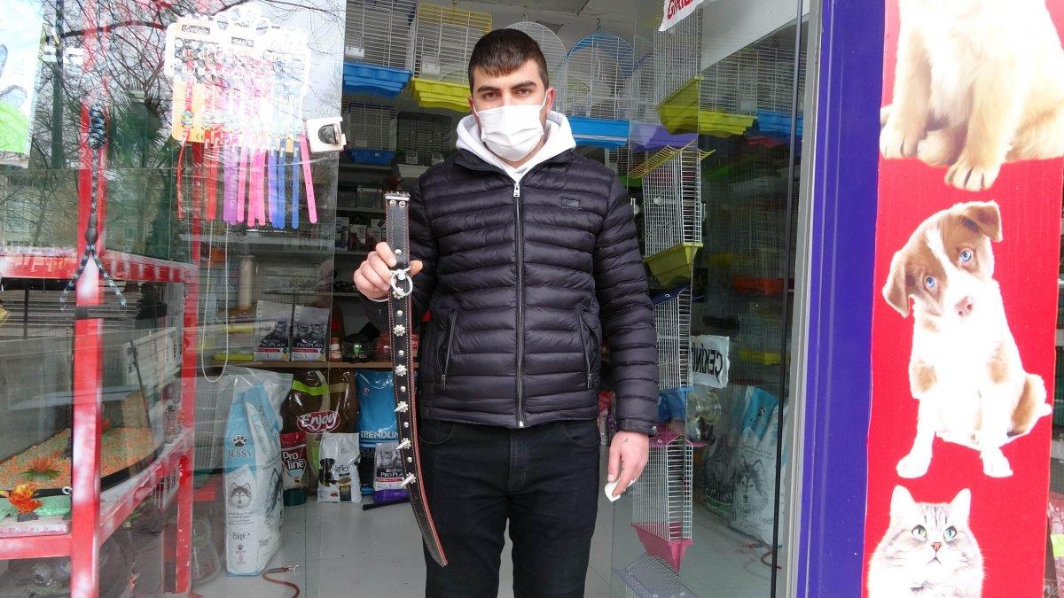 Samsun'da hırsız 100 liralık tasma için bin 500 liralık camı kırdı