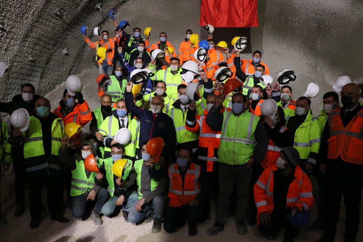 Karadeniz'i İç Anadolu'ya bağlayacak 'Kırkdilim Tüneli'nde ışık göründü