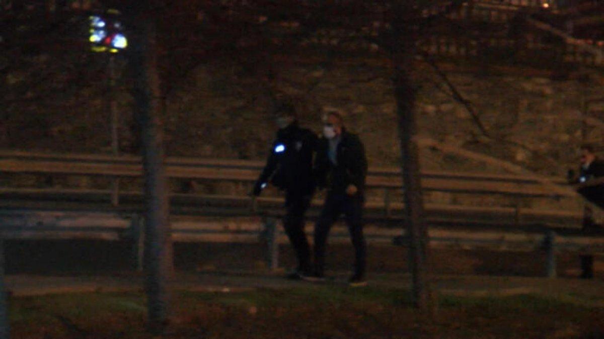 İstanbul'da polisten kaçan araç takla attı