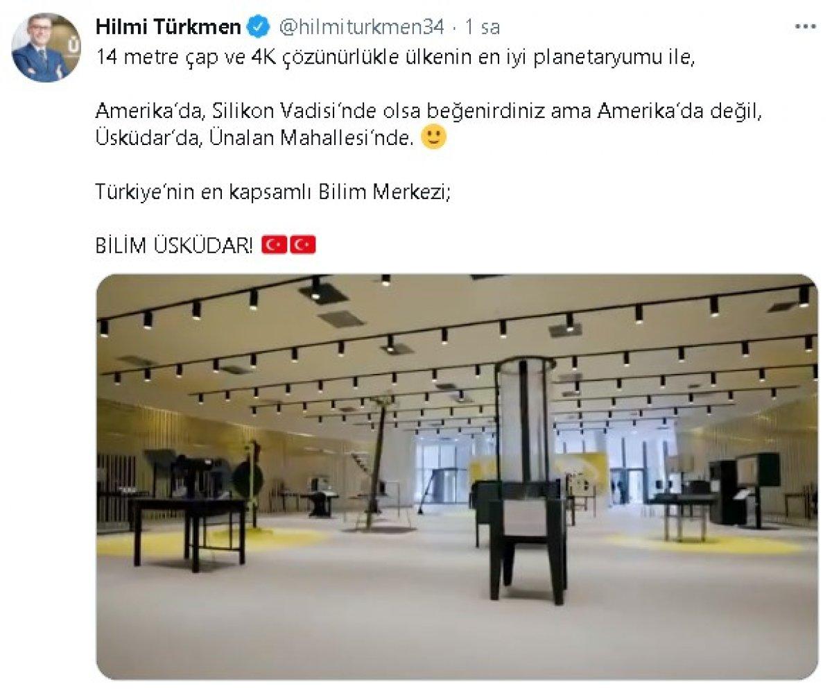 Türkiye'nin en kapsamlı bilim merkezi: Bilim Üsküdar