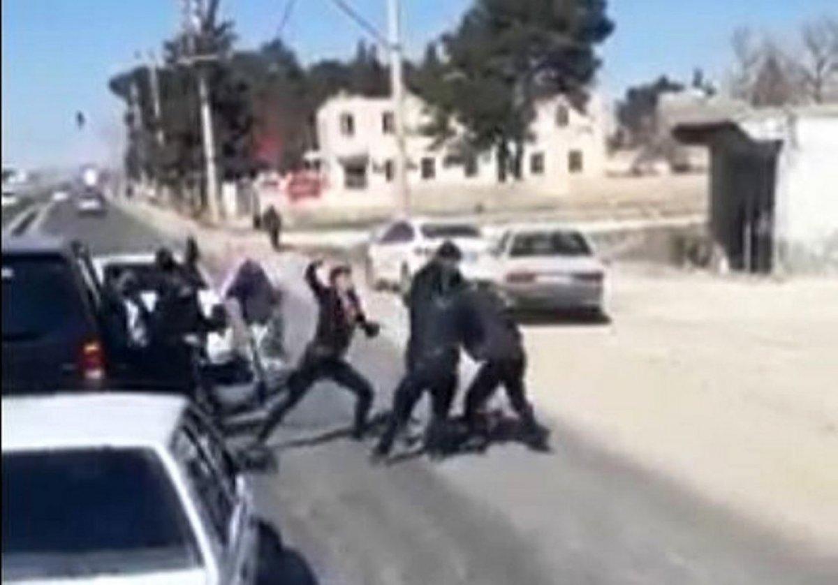 Şanlıurfa'da tekme tokat yol verme kavgası