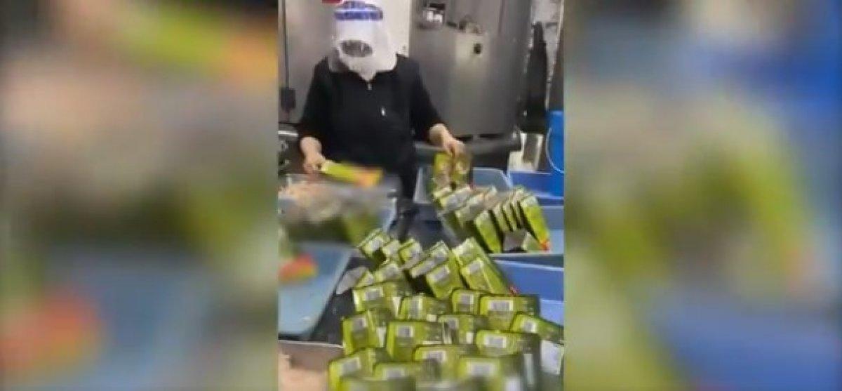 Elle ton balığı paketleme görüntülerine sosyal medya tepkisi