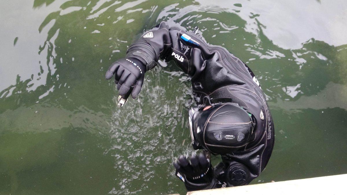 Samsun’da göle atılan silah polisi harekete geçirdi