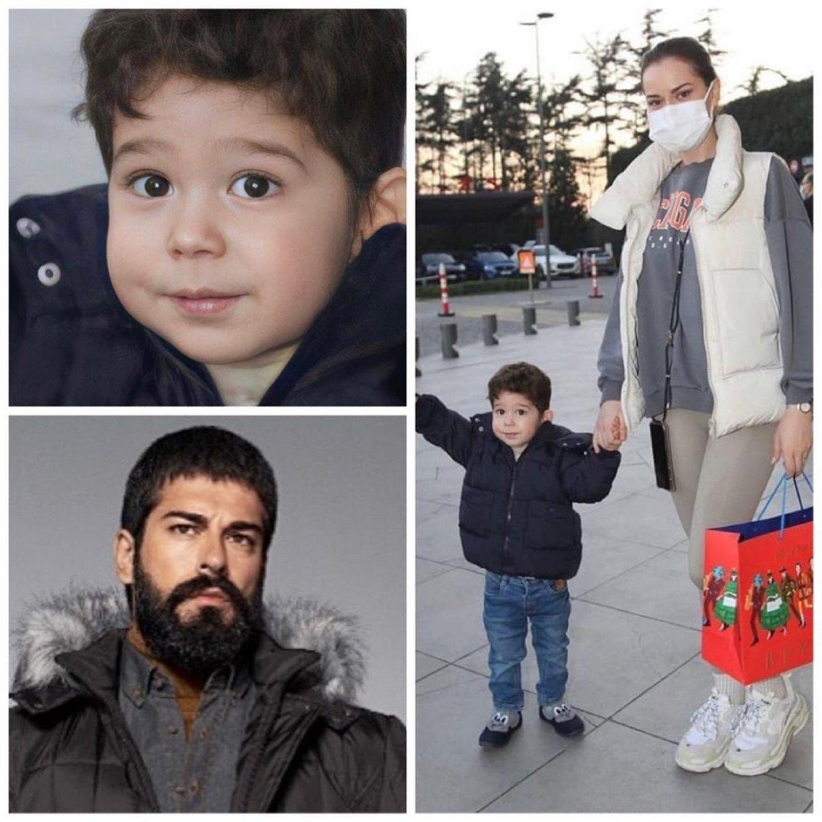 Fahriye Evcen, oğluyla alışverişte