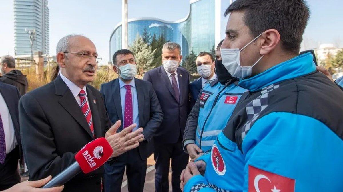 Kılıçdaroğlu motorlu kuryelerle buluştu