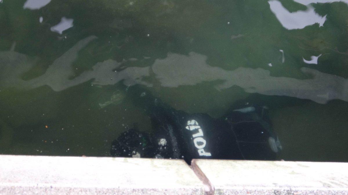 Samsun’da göle atılan silah polisi harekete geçirdi