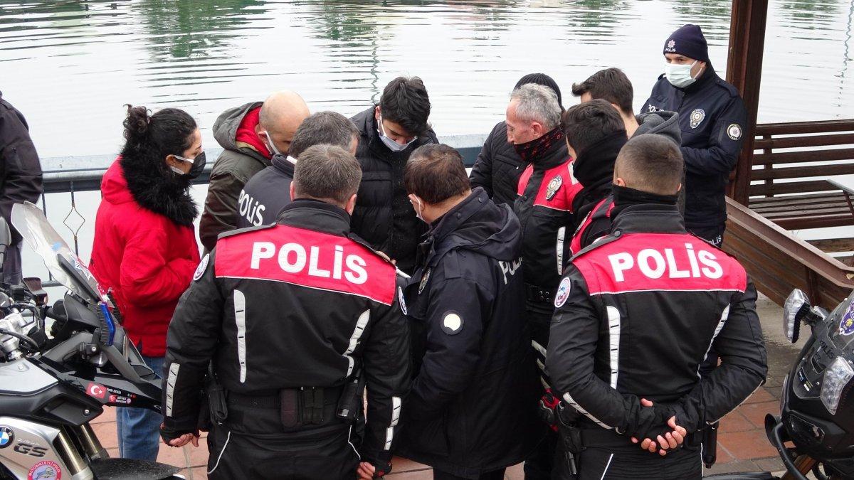 Samsun’da göle atılan silah polisi harekete geçirdi