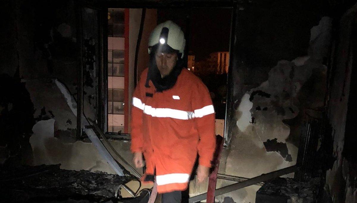 Mardin'de otel yangını: Alevlerden kurtulmak için 5’inci kattan atladı