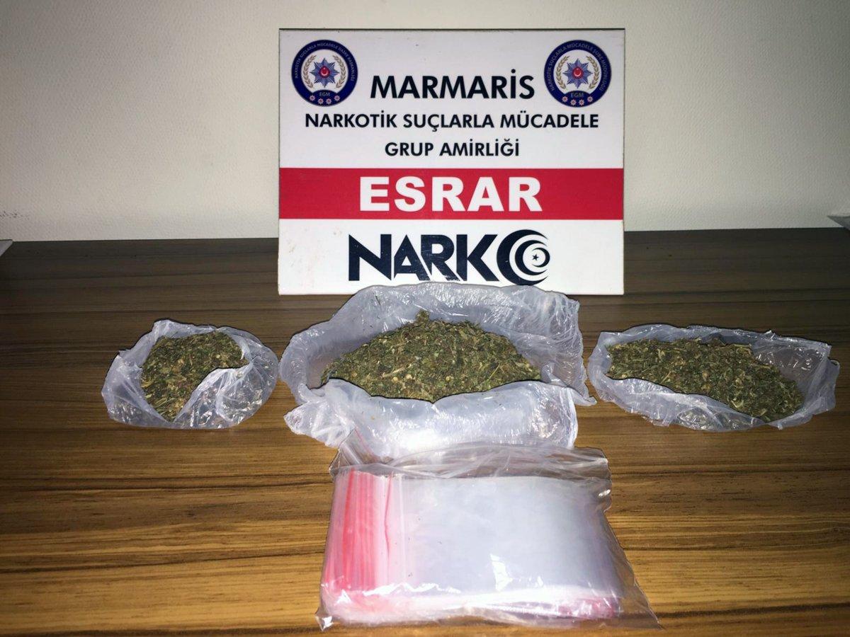 Muğla'da filyasyon ekibinin şoförü torbacı çıktı