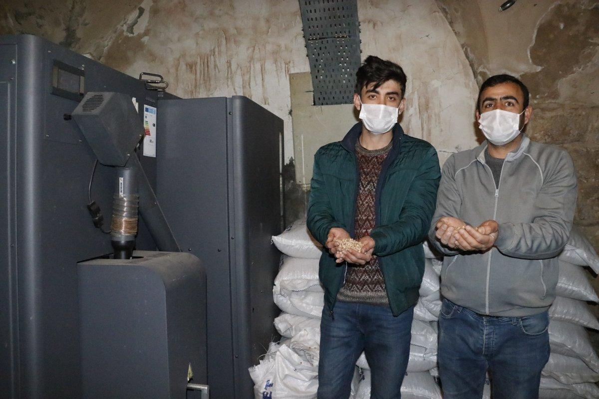 Mardin'de palet yakıt kullanılıyor