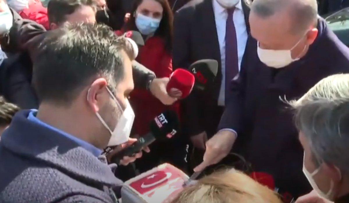 Cumhurbaşkanı Erdoğan için Kısıklı'da pasta kesildi