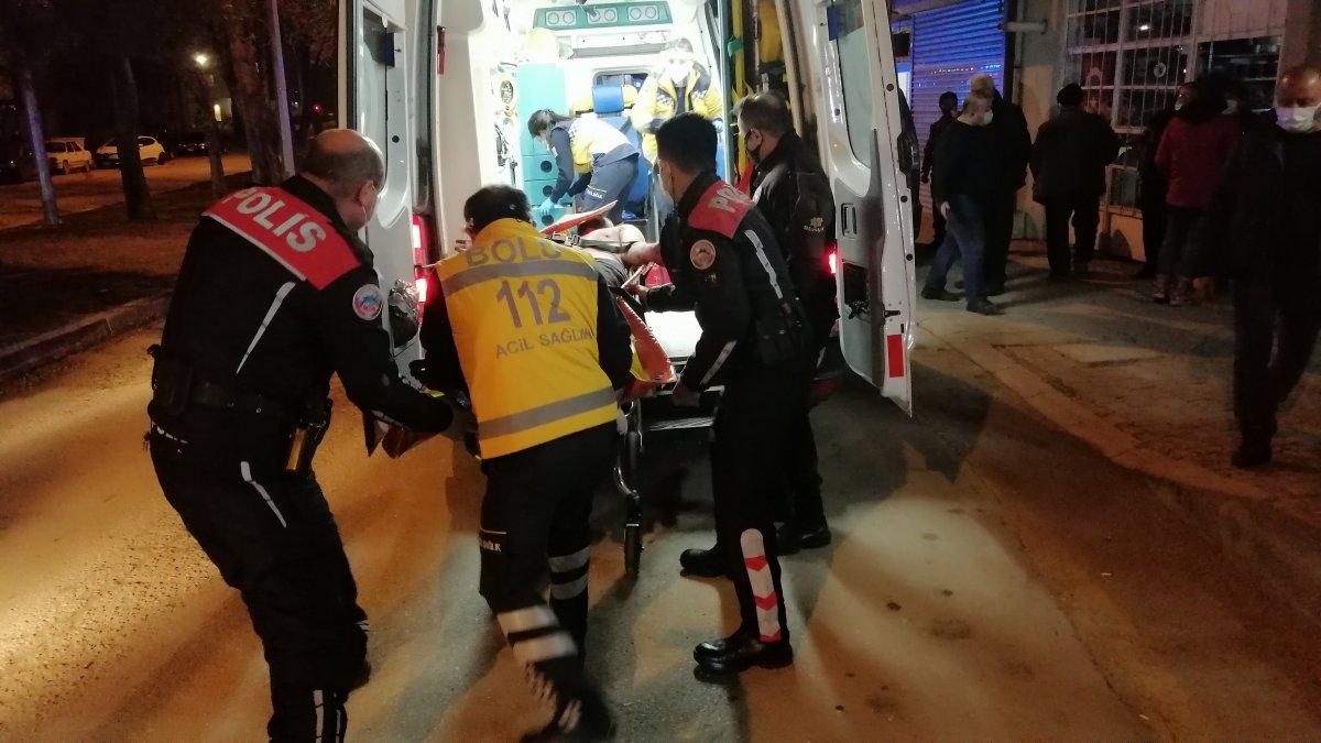 Bolu'da alkol alan arkadaşlar arasında bıçaklı kavga