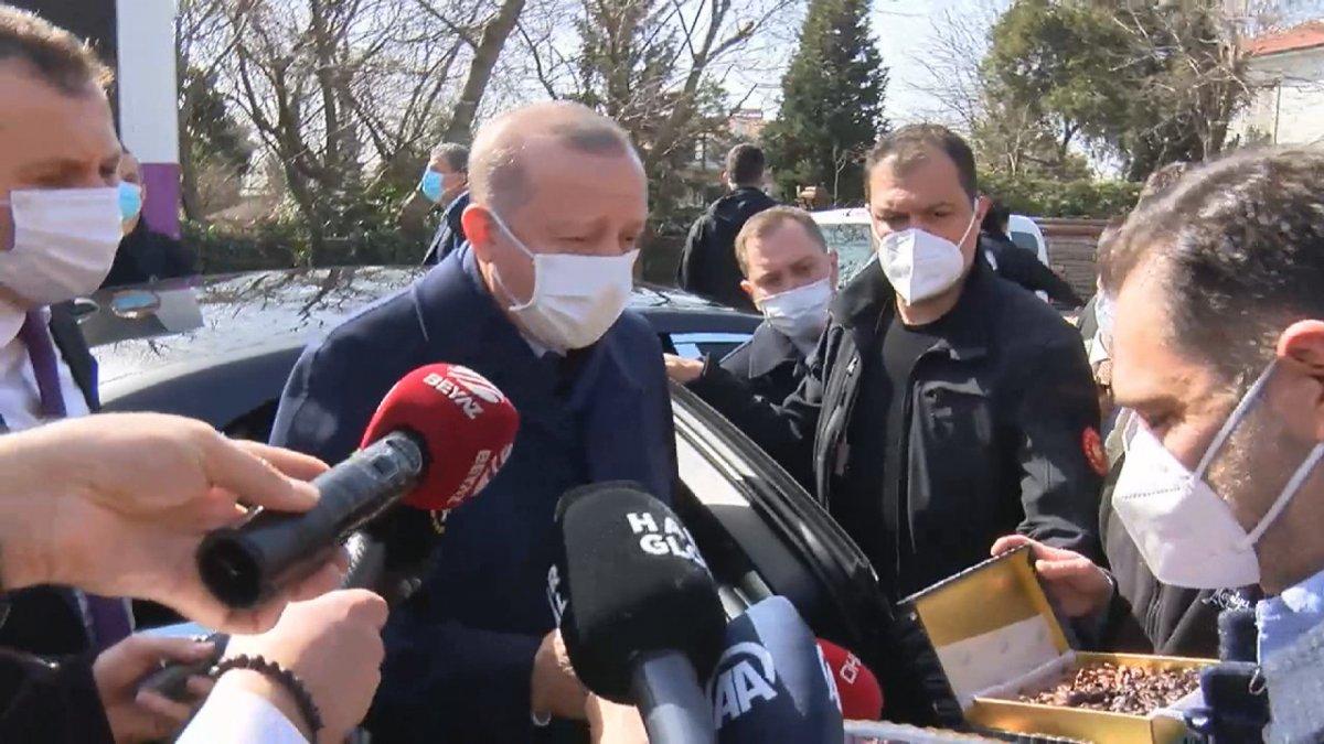 Cumhurbaşkanı Erdoğan için Kısıklı'da pasta kesildi