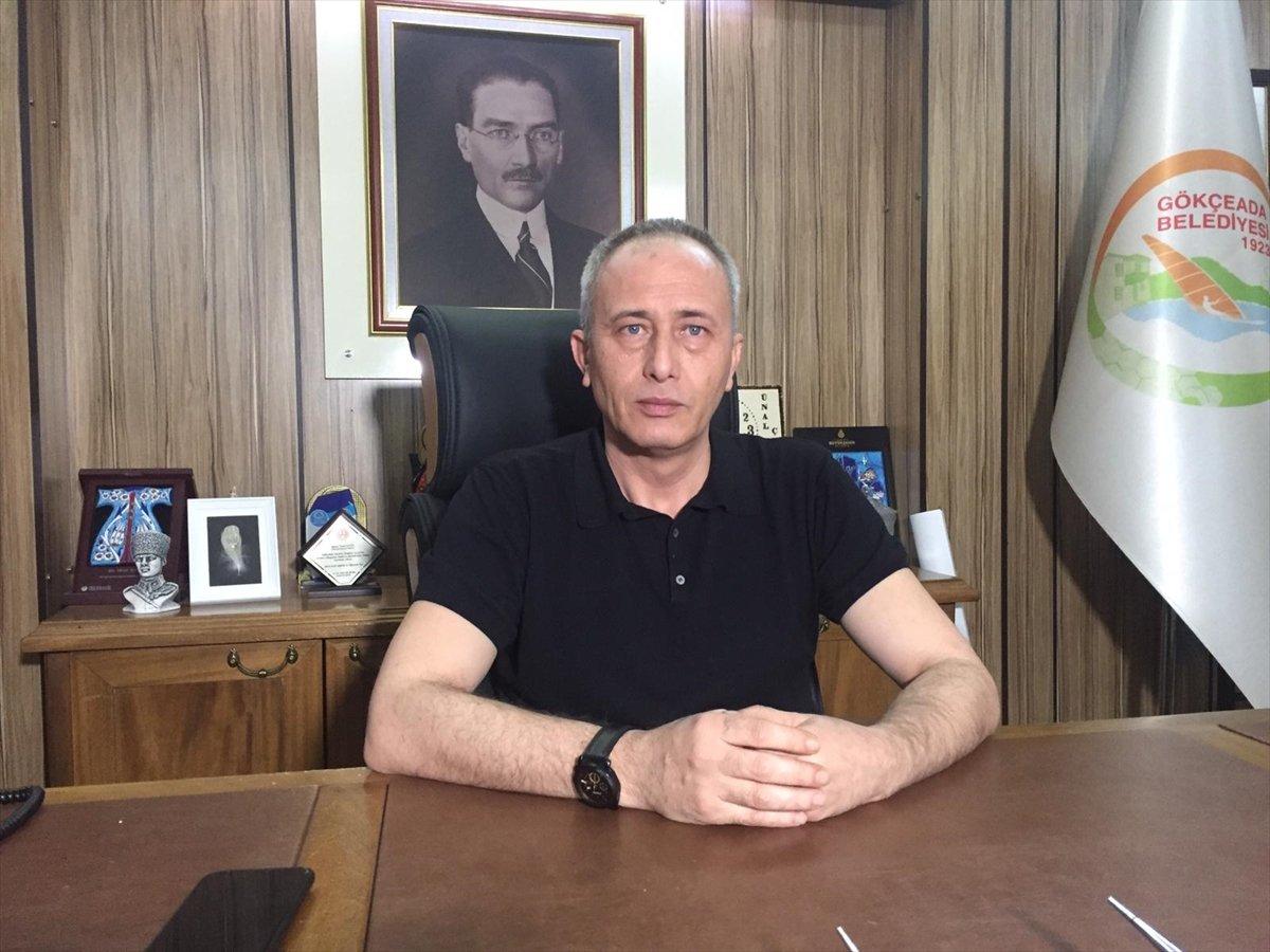 Gökçeada'da balıkçı teknesi alabora oldu