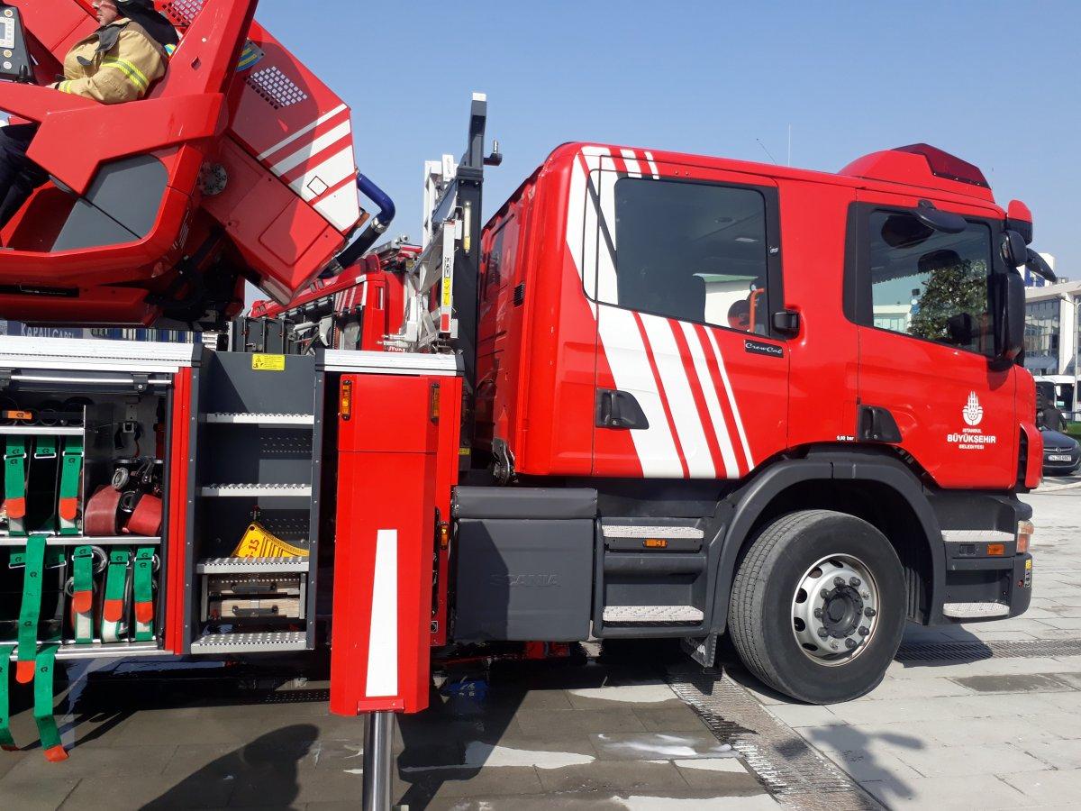 Bayrampaşa'daki 15 Temmuz Demokrasi Otogarı'nda yangın çıktı