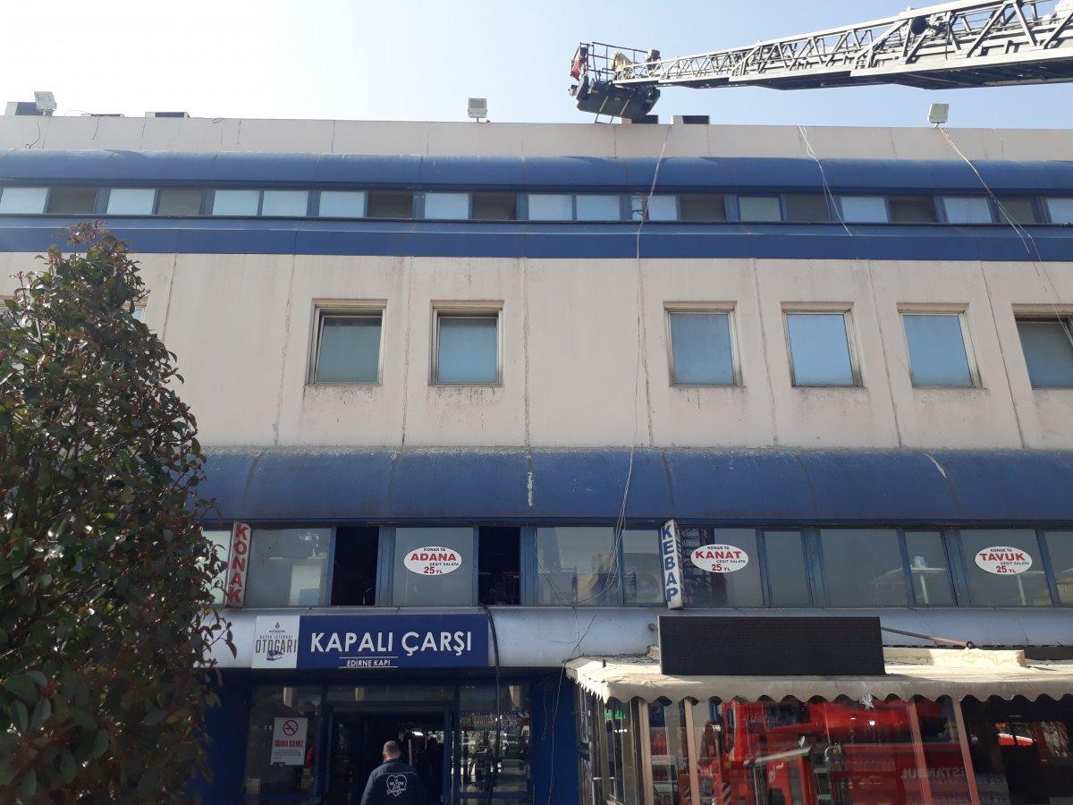 Bayrampaşa'daki 15 Temmuz Demokrasi Otogarı'nda yangın çıktı