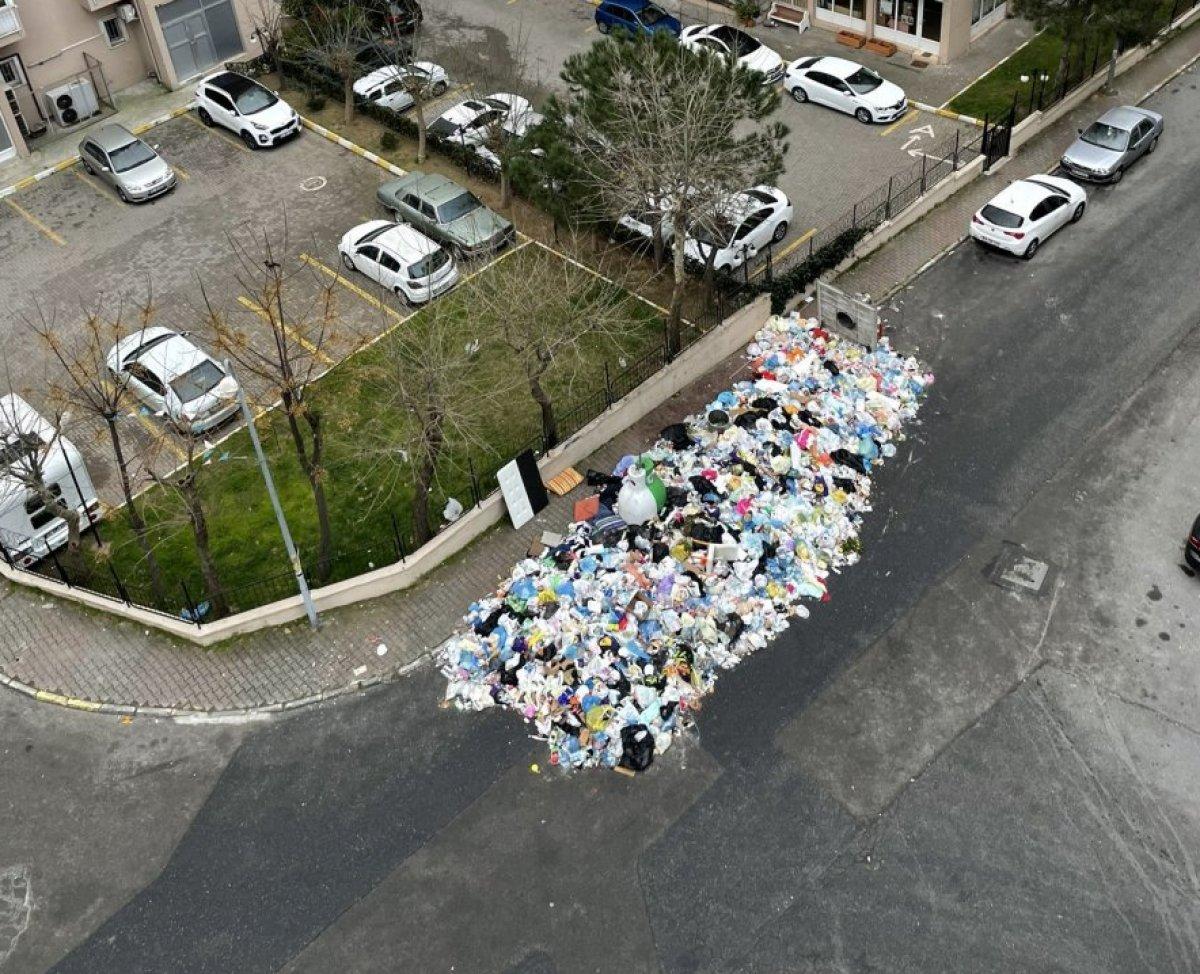 Maltepe'deki çöp rezilliği 6. gününde