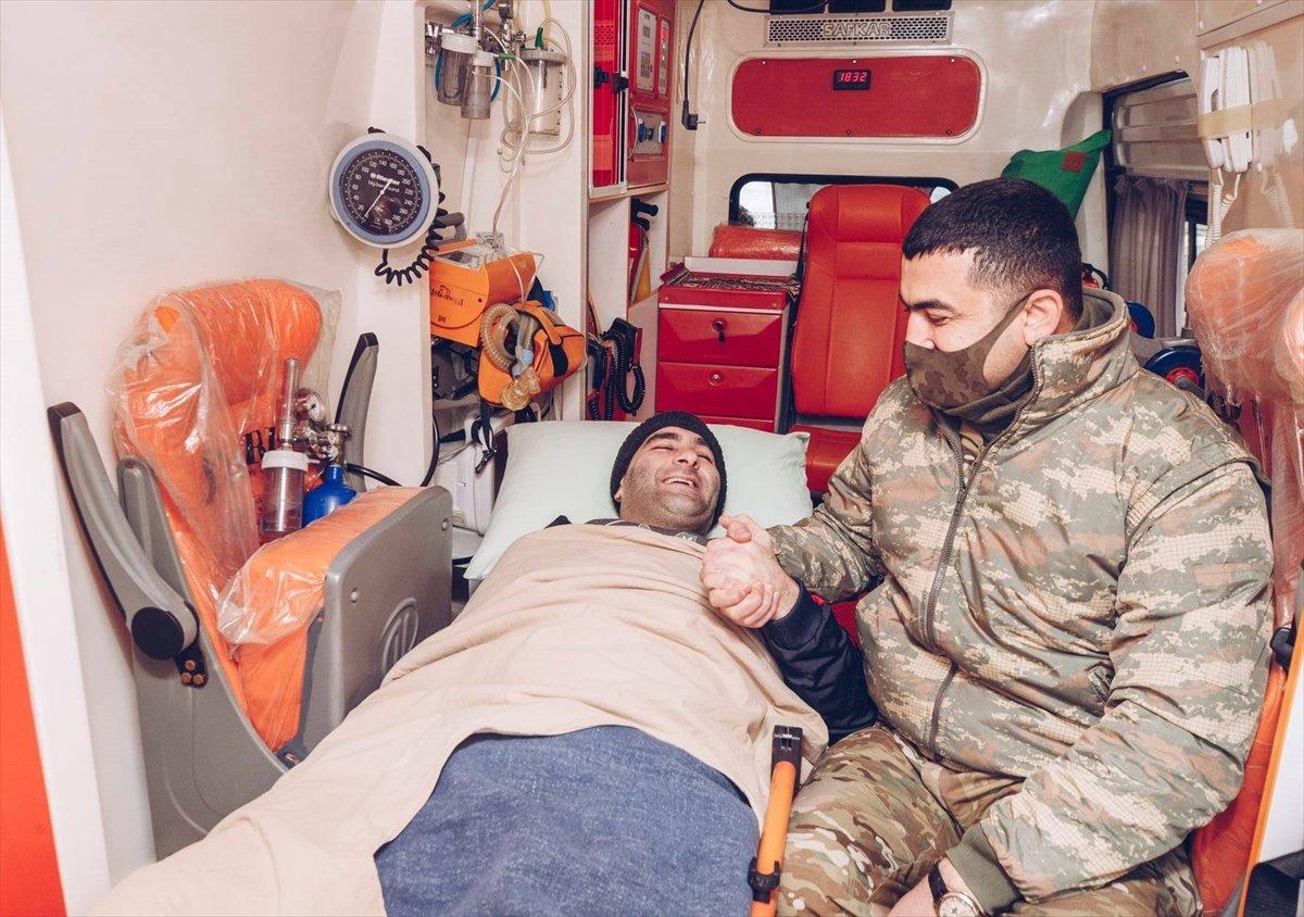 Karabağ gazisi 10 Azerbaycanlı Türkiye'de tedavi edilecek