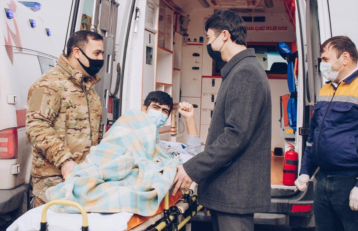 Karabağ gazisi 10 Azerbaycanlı Türkiye'de tedavi edilecek