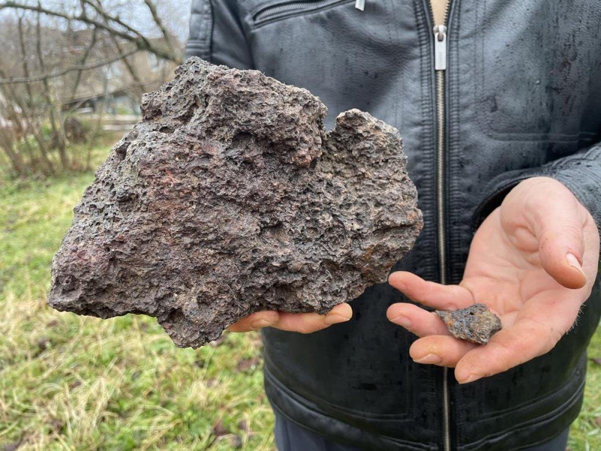 Ordu'da 300 gramlık gök taşı