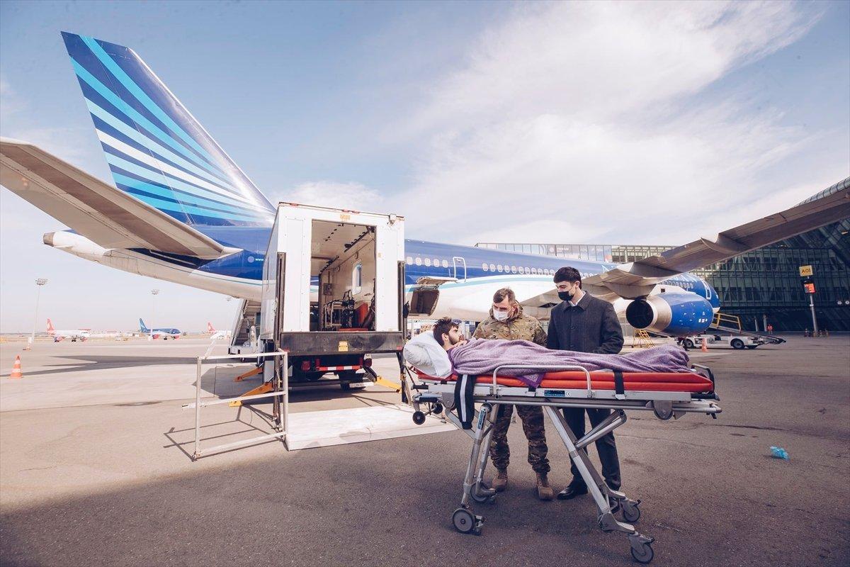 Karabağ gazisi 10 Azerbaycanlı Türkiye'de tedavi edilecek