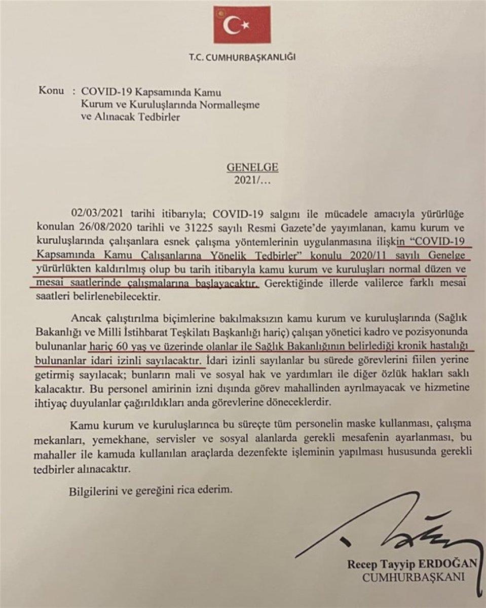 Kamuda 60 yaş üzeri ve kronik rahatsızlığı olan kişiler idari izinli sayılacak