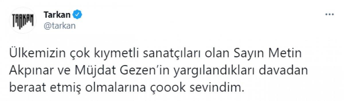 Müjdat Gezen ve Metin Akpınar, Cumhurbaşkanı'na hakaret davasından beraat etti