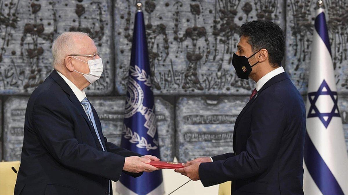 BAE'nin ilk Tel Aviv Büyükelçisi'nden İsrail Cumhurbaşkanı'na güven mektubu