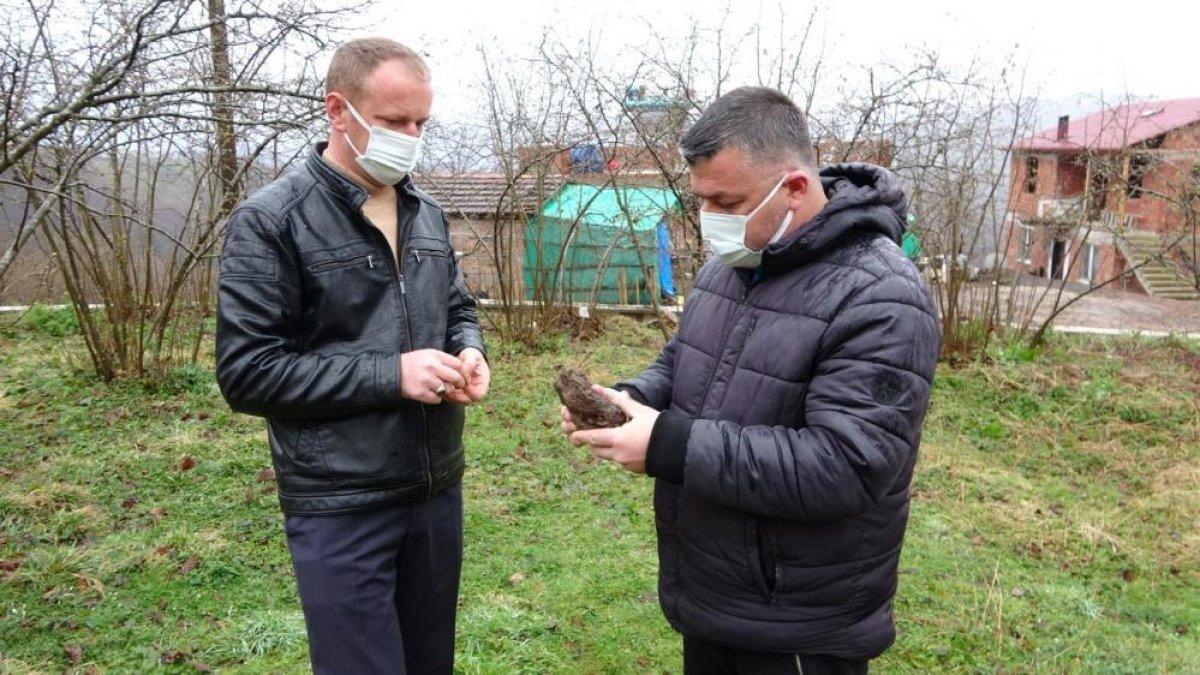 Ordu'da 300 gramlık gök taşı