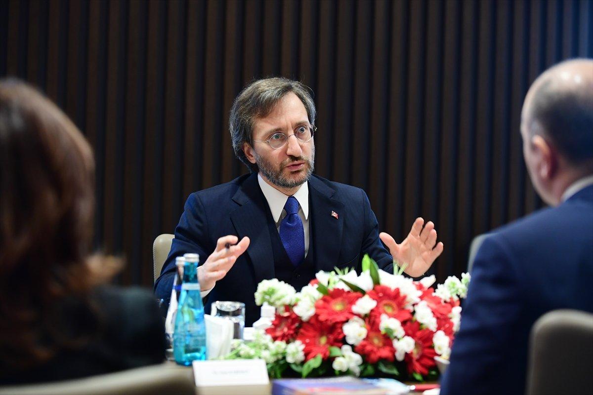 Fahrettin Altun, Azerbaycan Kültür Bakanı Anar Kerimov ile görüştü