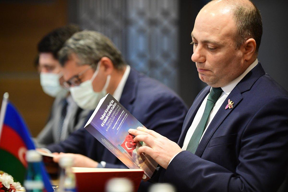 Fahrettin Altun, Azerbaycan Kültür Bakanı Anar Kerimov ile görüştü