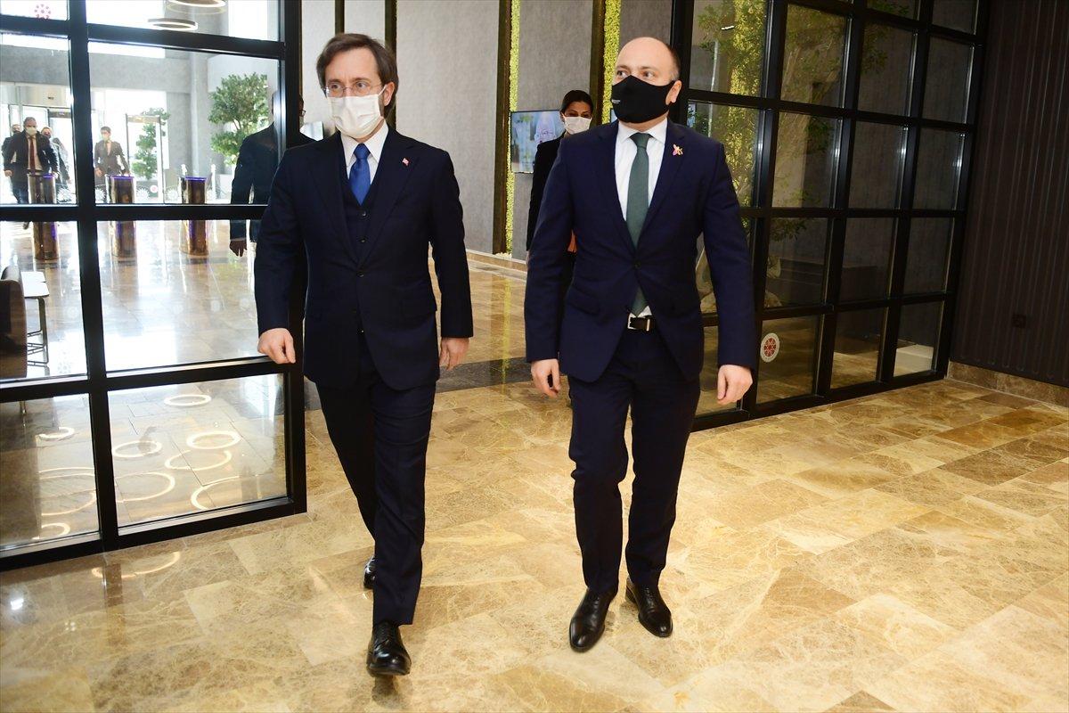 Fahrettin Altun, Azerbaycan Kültür Bakanı Anar Kerimov ile görüştü