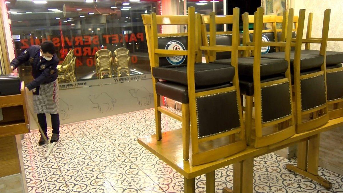 İstanbul'da restoranlar geceden hazırlık yaptı