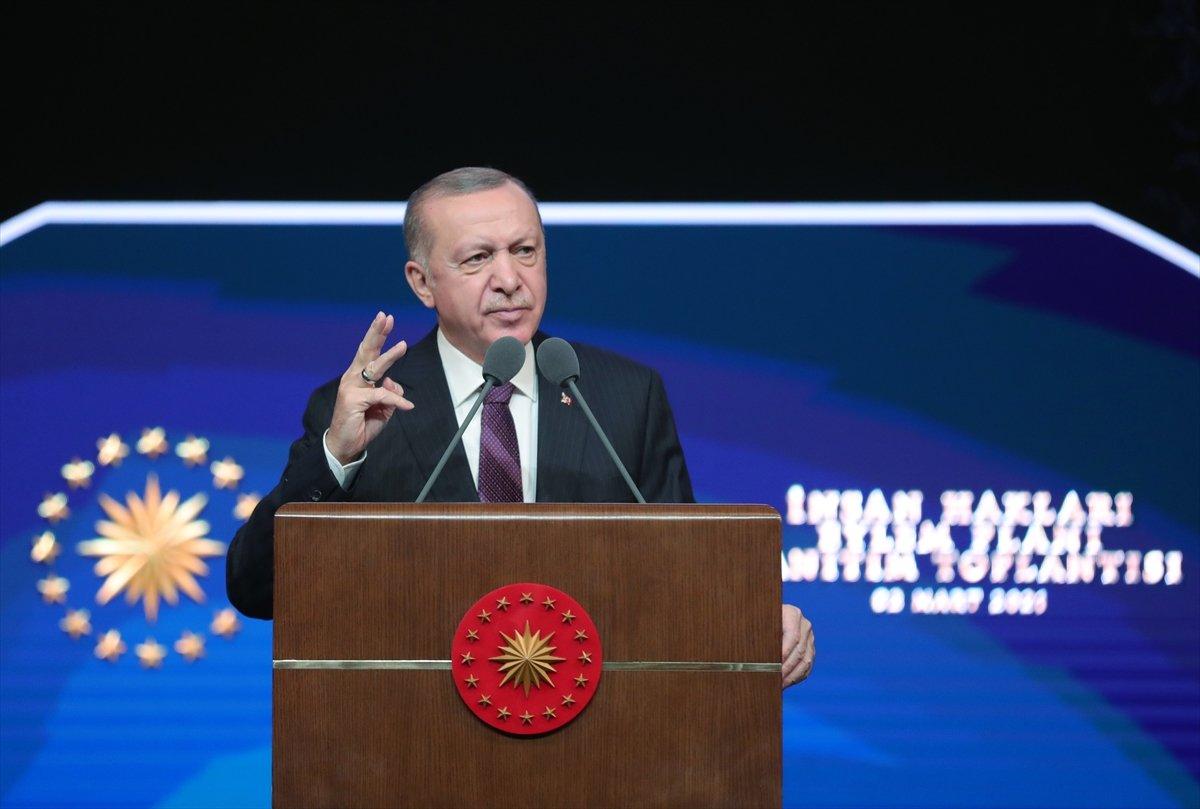 Erdoğan, İnsan Hakları Eylem Planı’nın 11 ilkesini açıkladı
