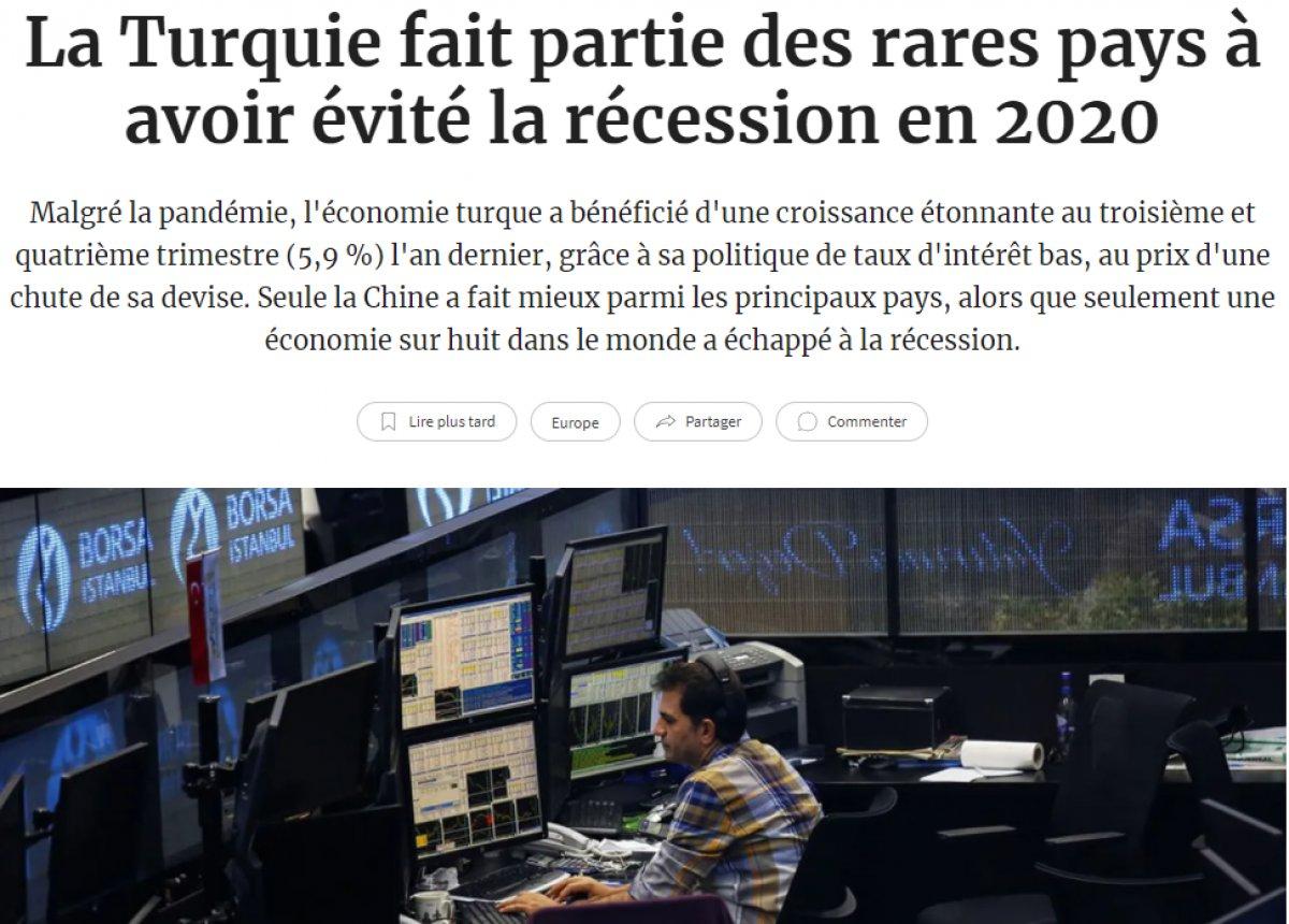 Fransız basınından Türkiye'nin ekonomisine övgü