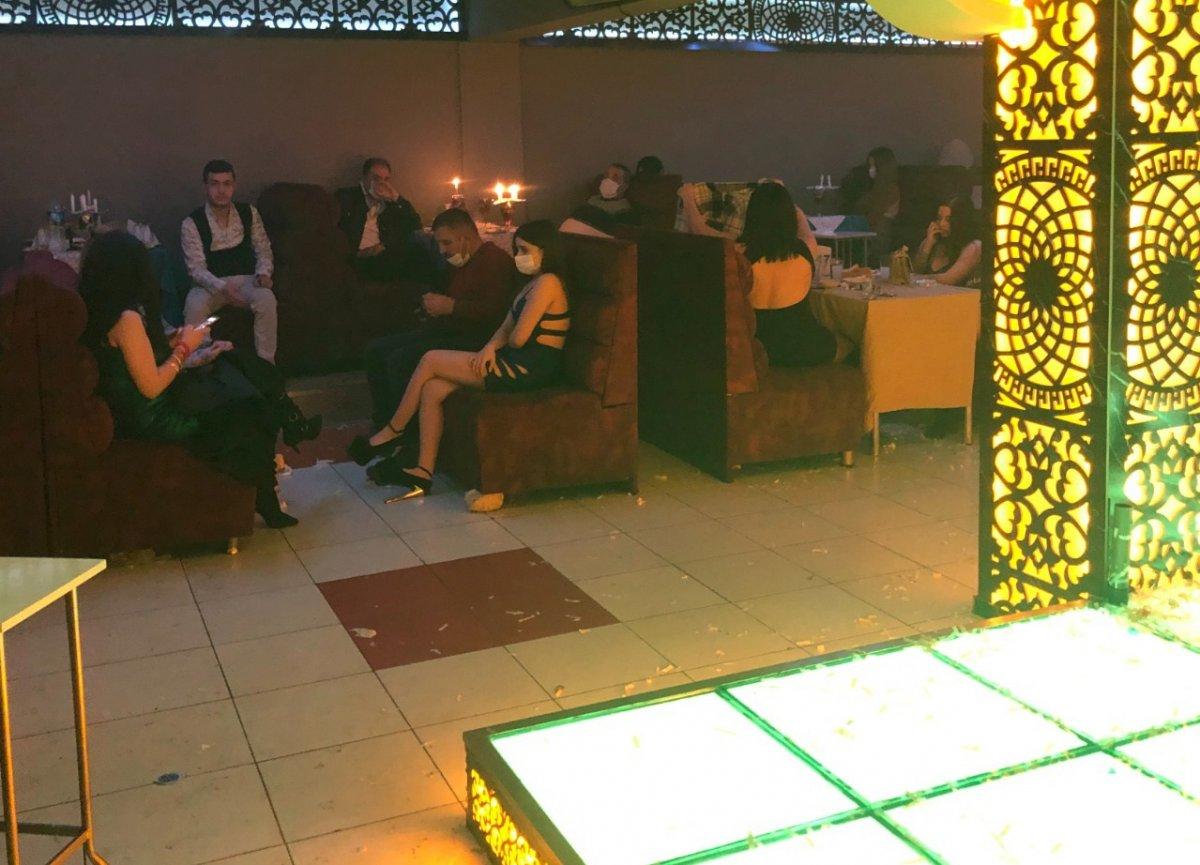 Kırmızı listedeki Konya'da eğlence merkezine baskın