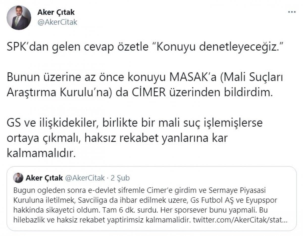 SPK, Erencan transferini denetleyecek